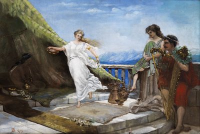 Antike Tanzszene von Simeon Solomon